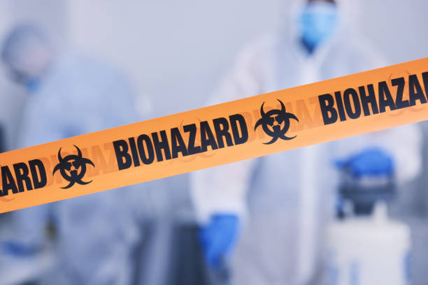 Professional Blood Cleanup technician working in Lindon, UT